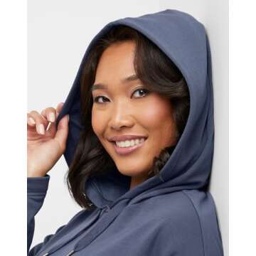 Hanes Women's Hooded Fleece Dress - Stylish Comfort Essentials
