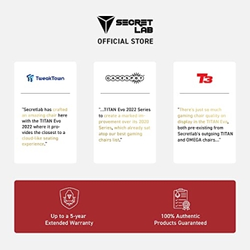 Secretlab Titan Evo Black3 Gaming Chair - Ergonomic Comfort