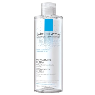 La Roche-Posay Micellar Cleansing Water for Sensitive Skin, No-Rinse Makeup Remover and Gentle Toner