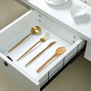 Durable Silicone Shelf Liners for Kitchens Non-Slip Non-Adhesive