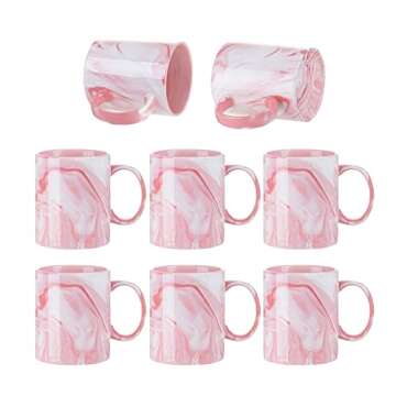 PYD Life 8 Pack Sublimation Mugs Perfect for Custom Gifts