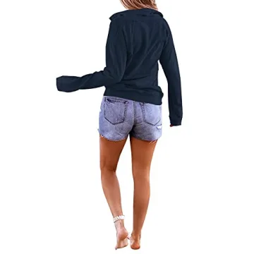 Floral Find Women's Long Sleeve Half Zip Sweatshirt Comfortable
