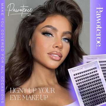 Pawotence Cluster Lashes: Soft, Comfortable & Customizable