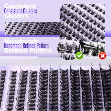 Pawotence Cluster Lashes: Soft, Comfortable & Customizable
