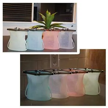 Eco-Friendly Reusable Silicone Bag for Food Storage