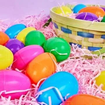 JOYIN 3.15" Fillable Easter Eggs - 18PCS Colorful Treats