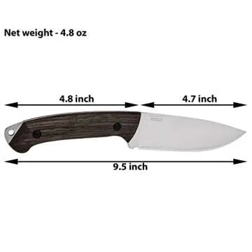 BPS Savage Bushcraft Knife - Outdoor Full Tang Fixed Blade