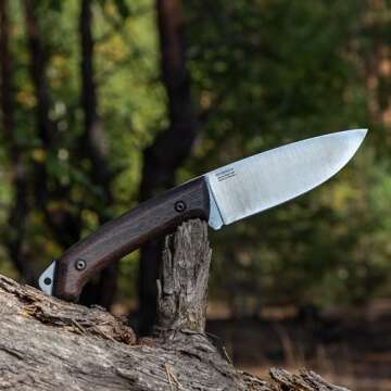 BPS Savage Bushcraft Knife - Outdoor Full Tang Fixed Blade