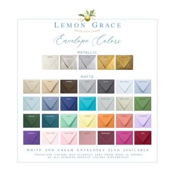 Lemon Grace Co - Personalized Chinoiserie Stationery for Women, Topiary Stationary Cards and Envelop...