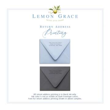 Lemon Grace Co - Personalized Chinoiserie Stationery for Women, Topiary Stationary Cards and Envelopes Set, Grandmillennial Gifts Note Cards with Envelopes, Ginger Jar Stationery AS-2323