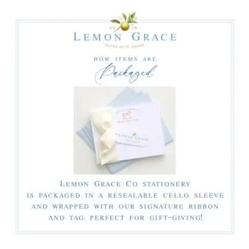 Lemon Grace Co - Personalized Chinoiserie Stationery for Women, Topiary Stationary Cards and Envelopes Set, Grandmillennial Gifts Note Cards with Envelopes, Ginger Jar Stationery AS-2323