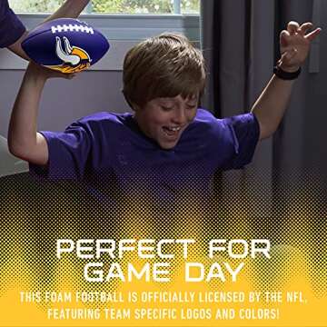 Fun Kids Foam Football for Minnesota Vikings Fans