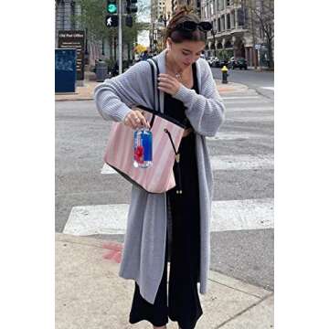 LILLUSORY Long Cardigan Sweaters for Women Fall Trendy Oversized Open Front Winter Coat Blazer 2025 ...