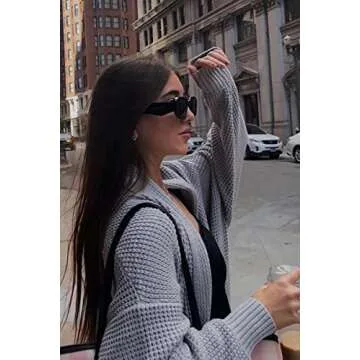LILLUSORY Cozy Oversized Long Cardigan for Women