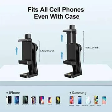 6amLifestyle Universal Cell Phone Tripod Mount Adapter