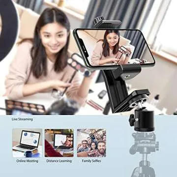 6amLifestyle Universal Cell Phone Tripod Mount Adapter