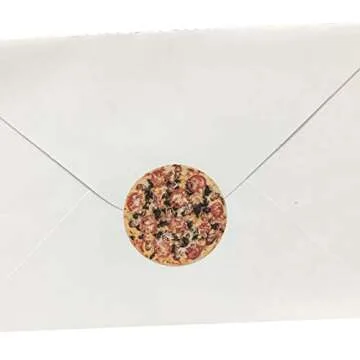 Pizza Children Sticker Set, 1.5" - 20 Sheets, 200 Stickers