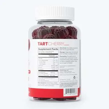 humanN Tart Cherry Gummies - Uric Acid, Immunity, Inflammation & Metabolic Health Support – NSF Certified Sport, Powerful Antioxidant & Non-GMO - from Maker of SuperBeets - 60 Sugar-Free Vegan Gummy