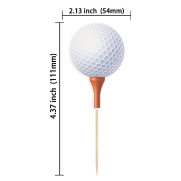 Gyufise Golf Cupcake Toppers - 36 Pack for Your Event