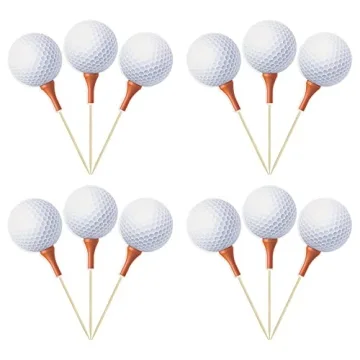 Gyufise Golf Cupcake Toppers - 36 Pack for Your Event