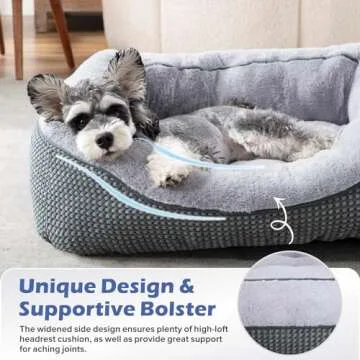 INVENHO Medium Dog Bed, Washable & Durable for Dogs