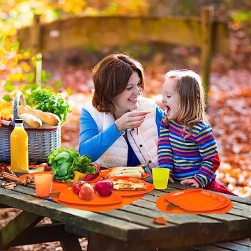 Fall Pumpkin Paper Plate Placemat Set for Any Occasion