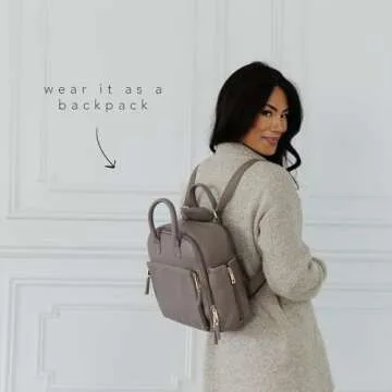 Ayla & Co Mini Bag - Versatile Vegan Leather Diaper Bag