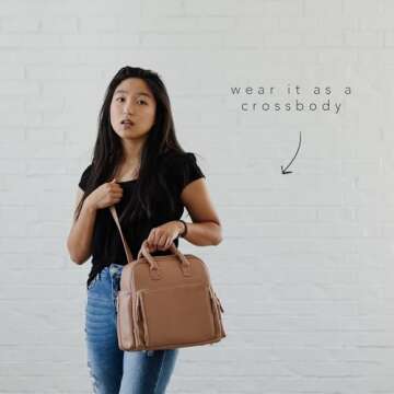 Ayla & Co Mini Bag - Versatile Vegan Leather Diaper Bag