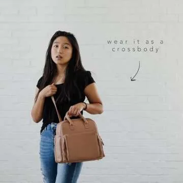 Ayla & Co Mini Bag - Versatile Vegan Leather Diaper Bag