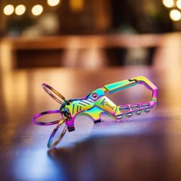 Heavy Duty Keychains with Carabiner & Bottle Opener