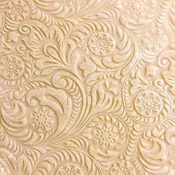 rolling pins for baking,embossed pin, Engraved Embossing Rolling Pin Kitchen Decor Tools Baking Embossed Cookies,Birthday Gifts Women, Gift Women,Mom Birthday Gift(Flower)