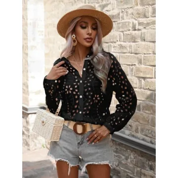 Stylish Verdusa Long Sleeve Floral Blouse for Women