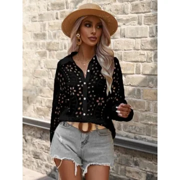 Stylish Verdusa Long Sleeve Floral Blouse for Women