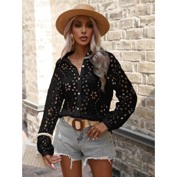Stylish Verdusa Long Sleeve Floral Blouse for Women