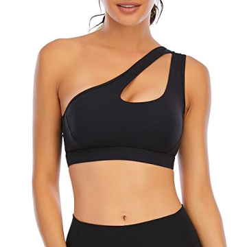 Stylish LYZ One Shoulder Sports Bra for Women - Comfort & Fit