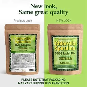 Good Natured Spirulina and Chlorella Capsules for Health