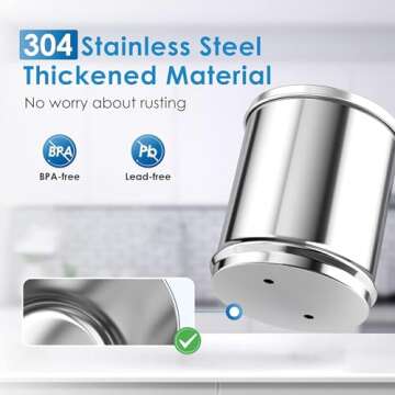 [Reduces Lead] Waterdrop 2.25G Gravity-fed Water Filter System, with Sight Glass Spigot, NSF/ANSI 42&372 Standard, PFAS, Chlorine Reduction, for Home, Camping, RVing, Off-Grid, Emergencies