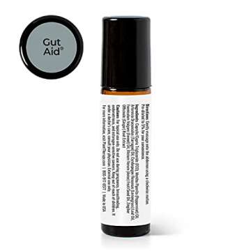 Plant Therapy Gut Aid Essential Oil Blend Roll-On 10 mL (1/3 oz) 100% Pure, Pre-Diluted Roll-On, Natural Aromatherapy