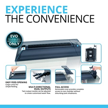 Fluval Evo XII Saltwater Aquarium Kit 13.5 Gal - Perfect for Beginners