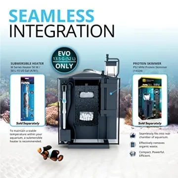 Fluval Evo XII Saltwater Aquarium Kit 13.5 Gal - Perfect for Beginners