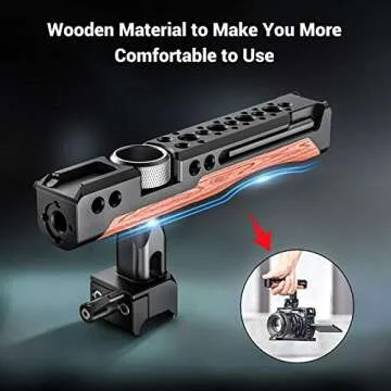 SMALLRIG NATO Handle for Cameras with 360° Rotation and Comfort