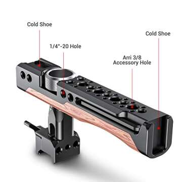 SMALLRIG NATO Handle for Cameras with 360° Rotation and Comfort