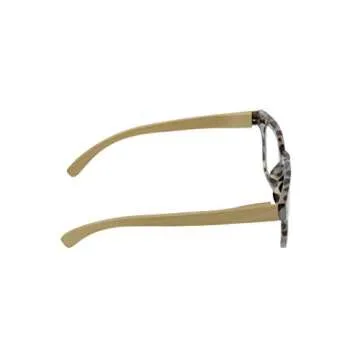 Peepers by PeeperSpecs womens Coffee Shop Blue Light Blocking Reading Glasses, Gray Tortoise - Focus Blue Light Filtering Lenses, 48 US