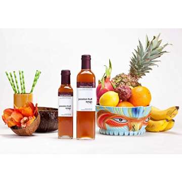 Small Hand Foods Passion Fruit Syrup - Pure Flavor & Natural