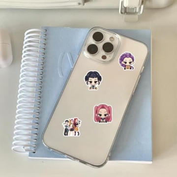 Demon Movie Hunters Stickers,74PCS Korean Idol Anime Style Stickers for Water Bottles,Waterproof Vin...