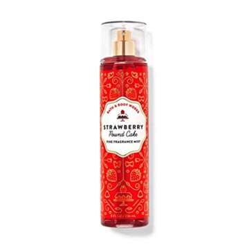 Bath & Body Works (8 fl.oz /236 mL) Strawberry Pound Cake Fragrance Mist (Packaging Design Varies)