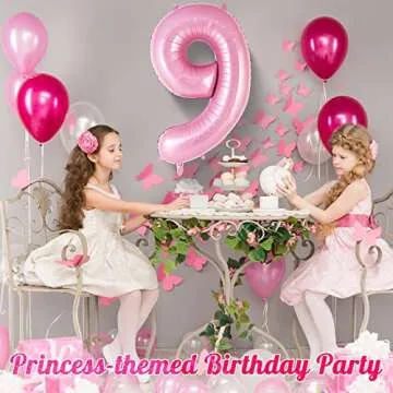 Pink Number 9 Balloon 40 Inch for Birthdays & Parties