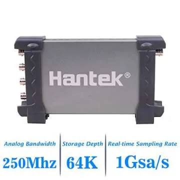 Hantek 6254BD 4-Channel Oscilloscope with Function Generator 250MHz 1GSa/s