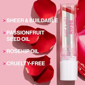 Wet n Wild Rose Comforting Glossy Natural Lipstick - Hydrating & Glossy