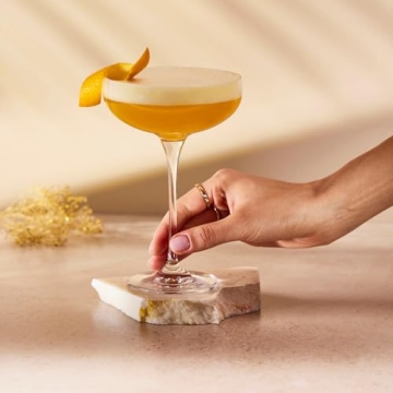 Krosno Champagne Coupe Glasses Set of 6 Elegant Drinkware